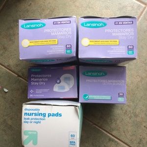 Lot of 300  Lansinoh /upup NURSING PADS - opened box